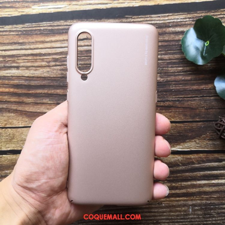 Étui Xiaomi Mi 9 Lite Protection Noir Petit, Coque Xiaomi Mi 9 Lite Téléphone Portable Délavé En Daim Beige