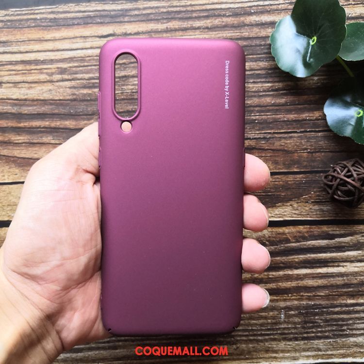 Étui Xiaomi Mi 9 Lite Protection Noir Petit, Coque Xiaomi Mi 9 Lite Téléphone Portable Délavé En Daim Beige