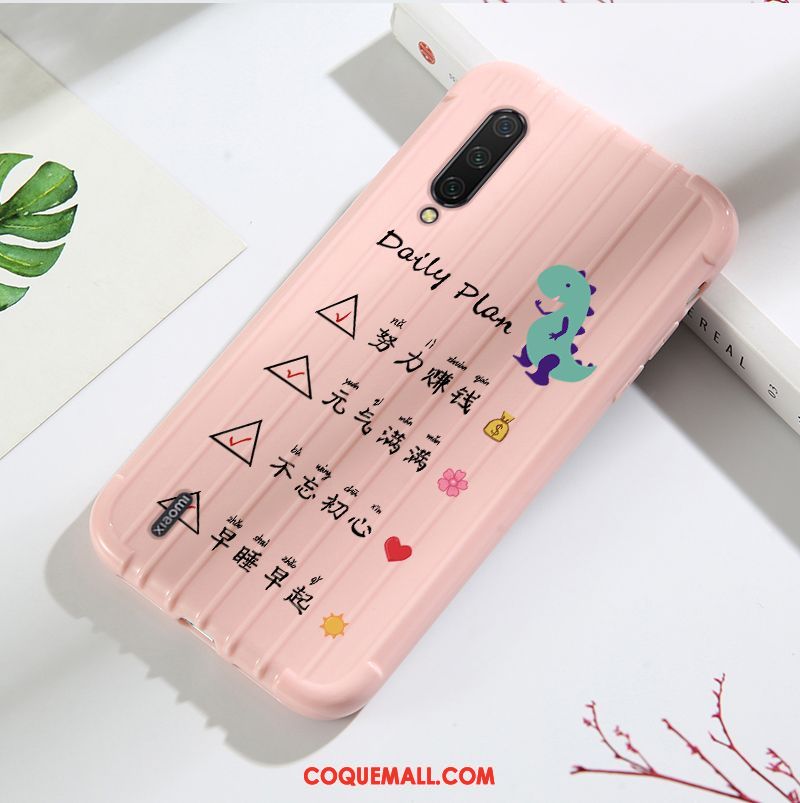 Étui Xiaomi Mi 9 Lite Rouge Tendance Incassable, Coque Xiaomi Mi 9 Lite Tempérer Créatif Beige