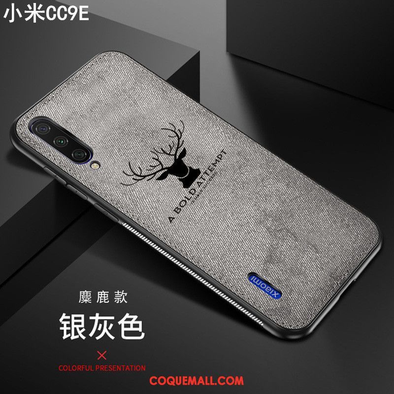 Étui Xiaomi Mi 9 Lite Tout Compris Marque De Tendance Incassable, Coque Xiaomi Mi 9 Lite Légères Modèle Fleurie Beige