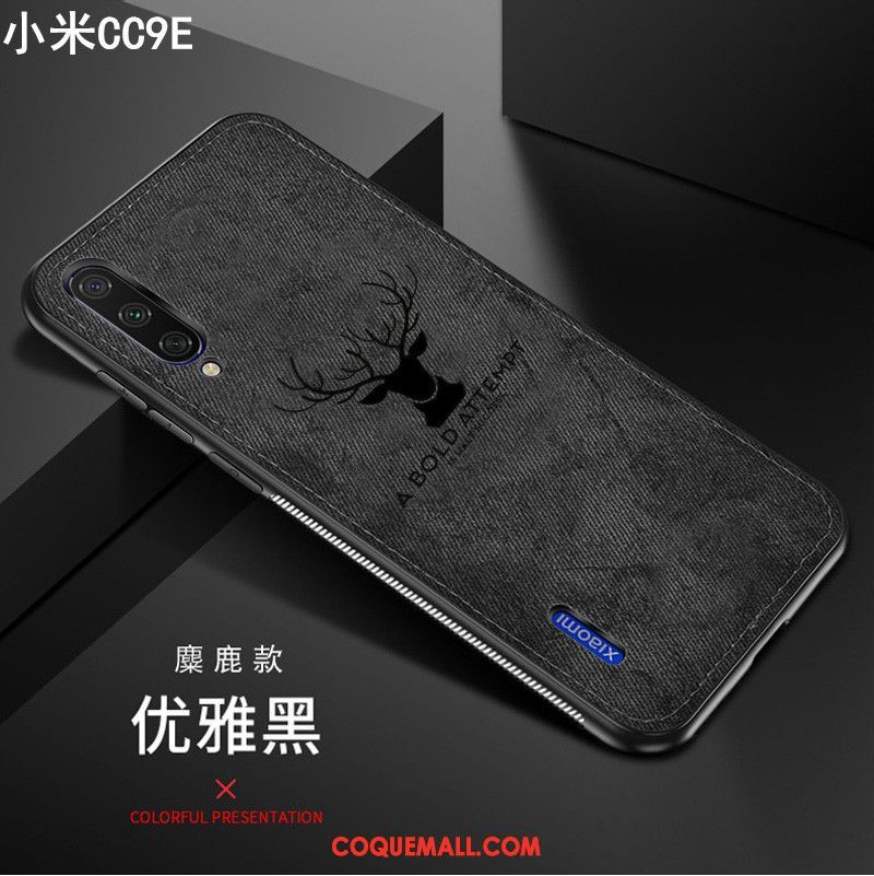 Étui Xiaomi Mi 9 Lite Tout Compris Marque De Tendance Incassable, Coque Xiaomi Mi 9 Lite Légères Modèle Fleurie Beige