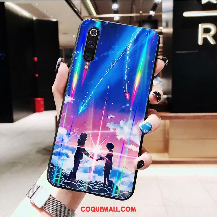 Étui Xiaomi Mi 9 Lite Tout Compris Silicone Téléphone Portable, Coque Xiaomi Mi 9 Lite Nouveau Personnalisé Beige