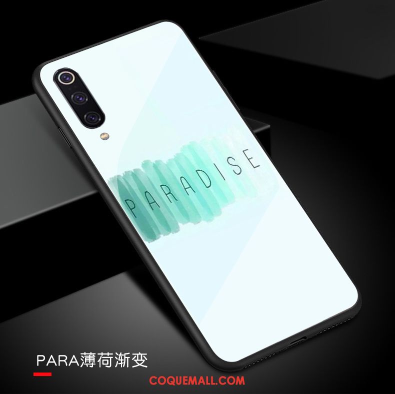 Étui Xiaomi Mi 9 Marque De Tendance Incassable Créatif, Coque Xiaomi Mi 9 Amoureux Personnalité Beige