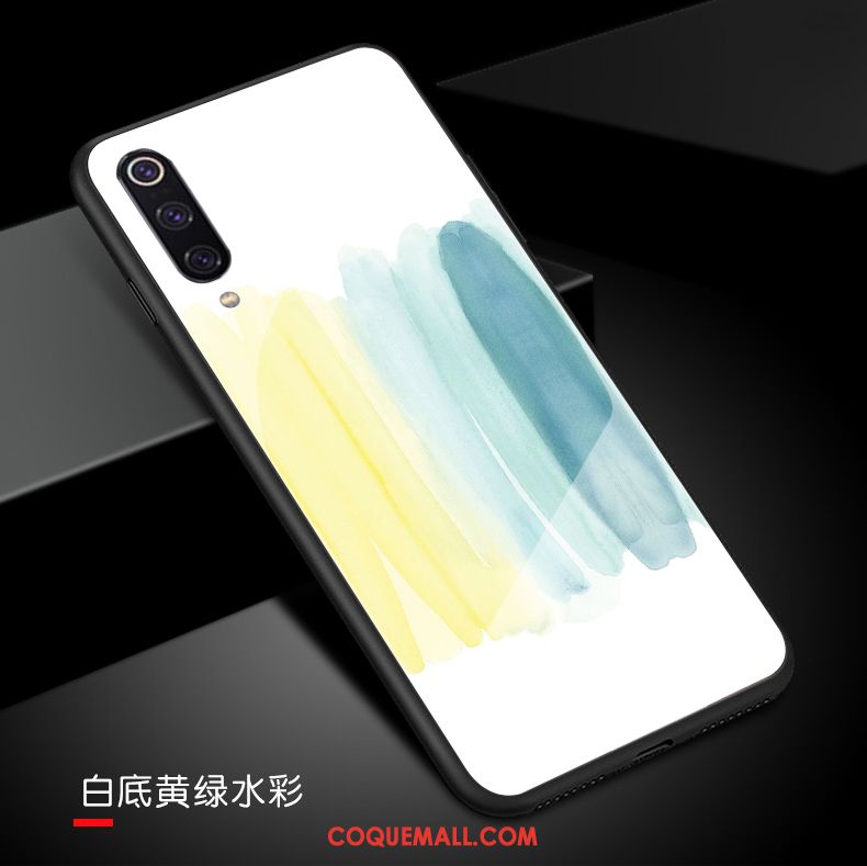 Étui Xiaomi Mi 9 Marque De Tendance Incassable Créatif, Coque Xiaomi Mi 9 Amoureux Personnalité Beige
