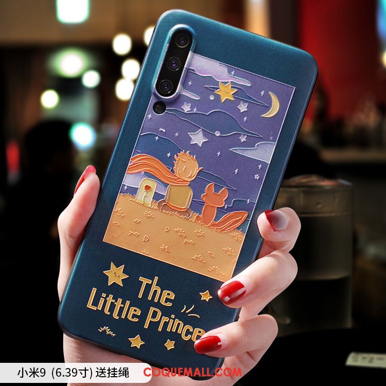 Étui Xiaomi Mi 9 Marque De Tendance Personnalité Téléphone Portable, Coque Xiaomi Mi 9 Petit Vert Beige