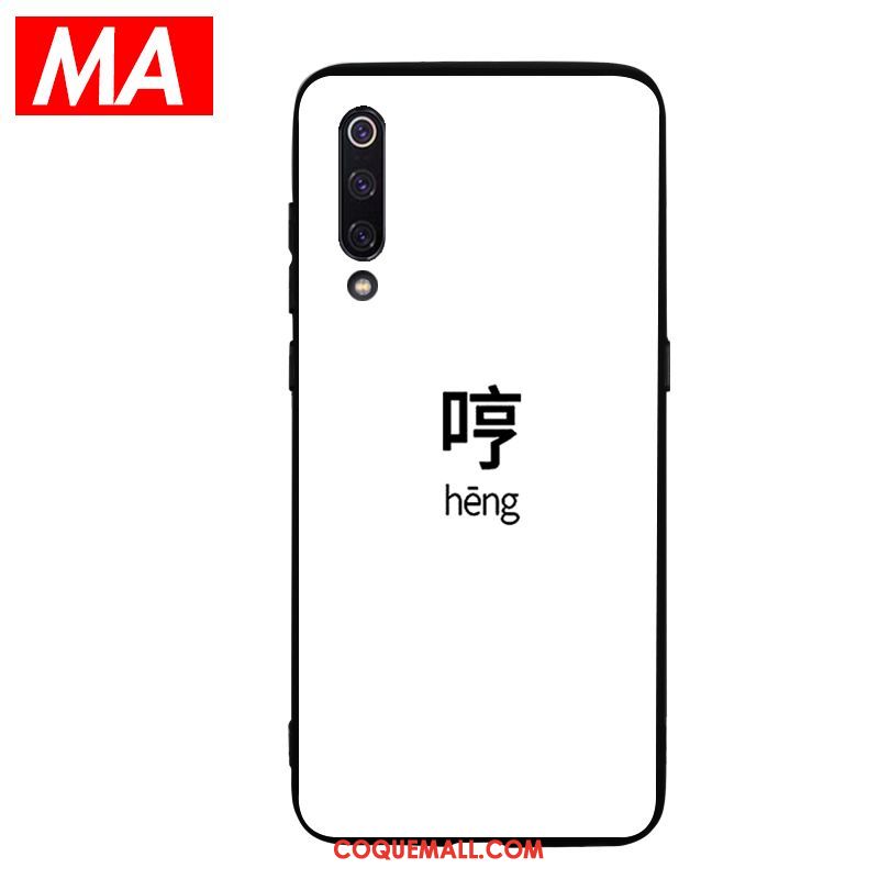 Étui Xiaomi Mi 9 Modèle Fleurie Drôle Téléphone Portable, Coque Xiaomi Mi 9 Protection Jeunesse Beige