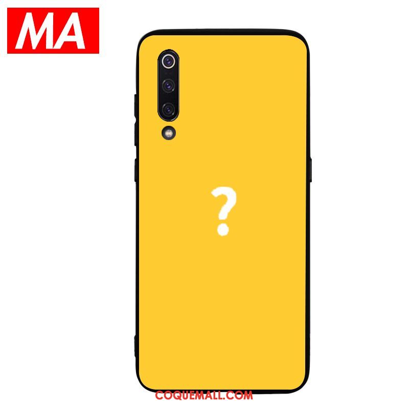 Étui Xiaomi Mi 9 Petit Protection Téléphone Portable, Coque Xiaomi Mi 9 Simple Fluide Doux Beige