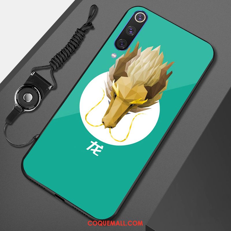 Étui Xiaomi Mi 9 Se Créatif Incassable Tout Compris, Coque Xiaomi Mi 9 Se Gaufrage Orange Beige