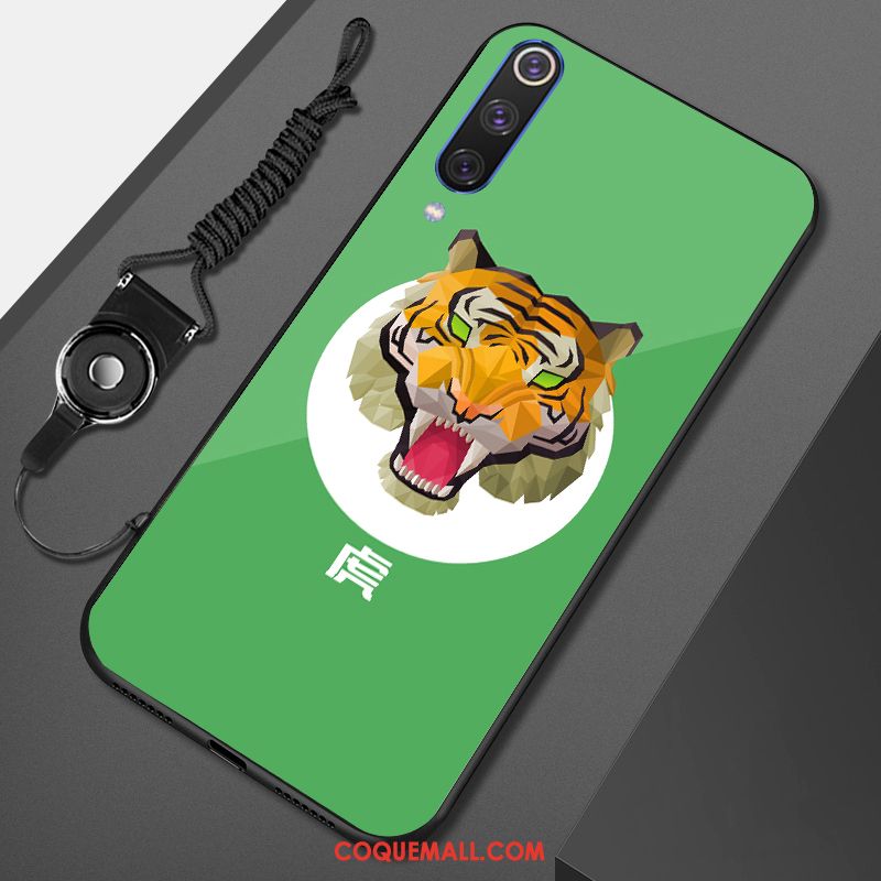 Étui Xiaomi Mi 9 Se Créatif Incassable Tout Compris, Coque Xiaomi Mi 9 Se Gaufrage Orange Beige