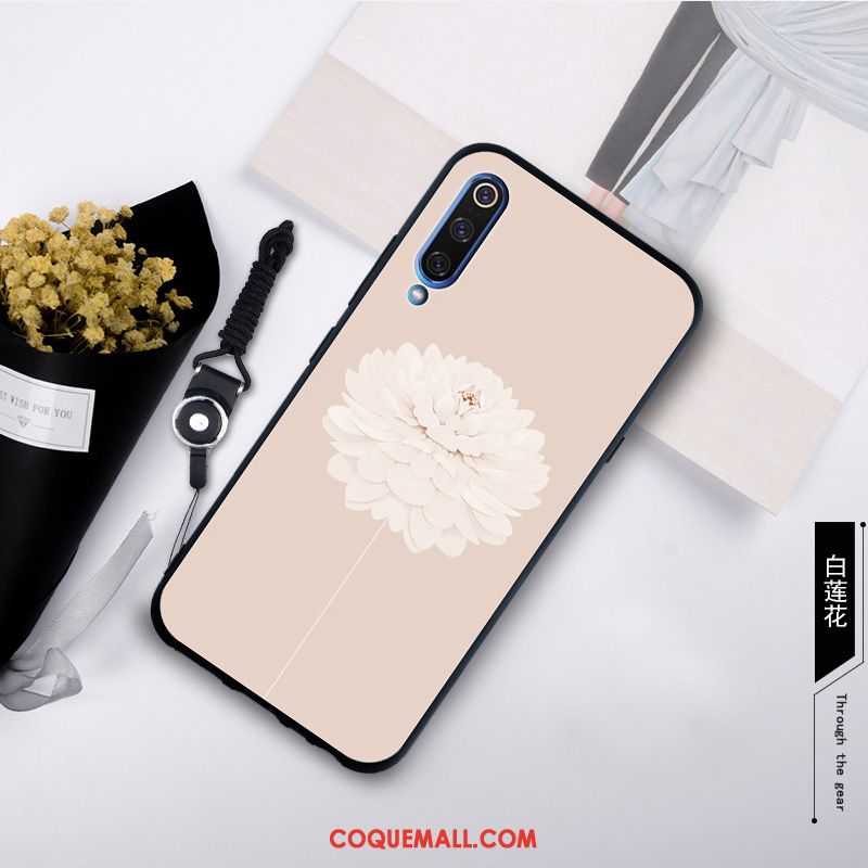 Étui Xiaomi Mi 9 Se Délavé En Daim Personnalité Petit, Coque Xiaomi Mi 9 Se Incassable Fluide Doux Beige