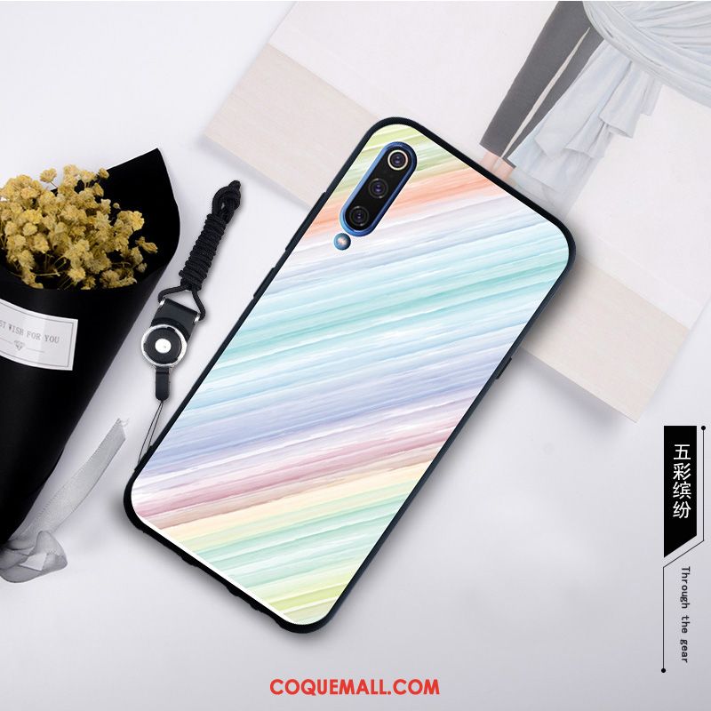 Étui Xiaomi Mi 9 Se Délavé En Daim Personnalité Petit, Coque Xiaomi Mi 9 Se Incassable Fluide Doux Beige