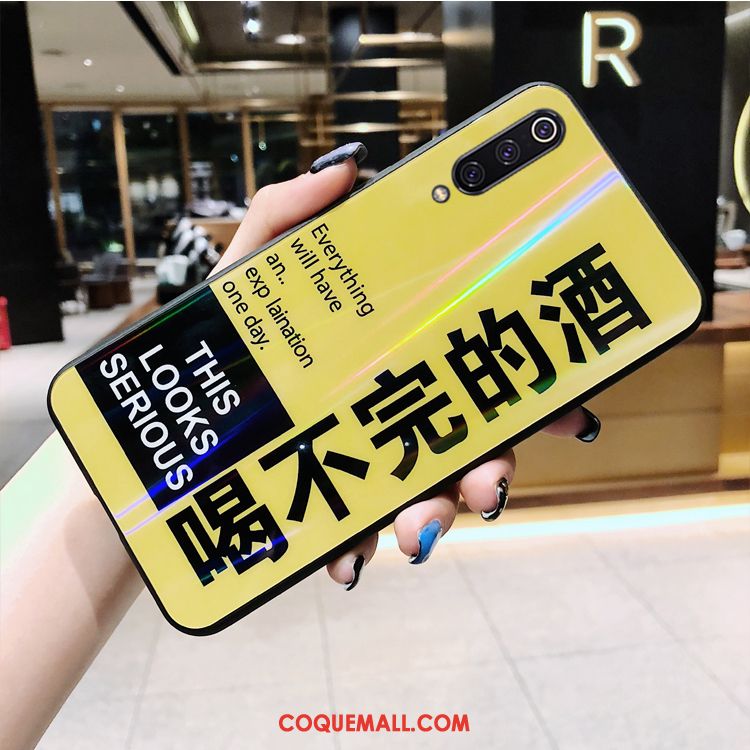 Étui Xiaomi Mi 9 Se Multicolore Coloré Blanc, Coque Xiaomi Mi 9 Se Dessin Animé Membrane Beige