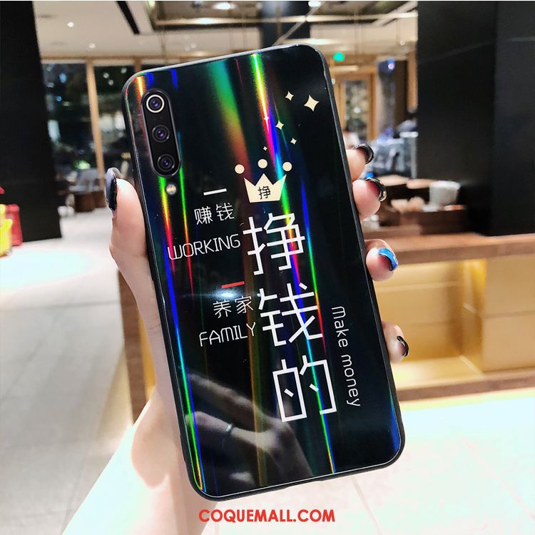 Étui Xiaomi Mi 9 Se Multicolore Coloré Blanc, Coque Xiaomi Mi 9 Se Dessin Animé Membrane Beige