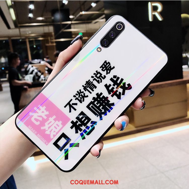 Étui Xiaomi Mi 9 Se Multicolore Coloré Blanc, Coque Xiaomi Mi 9 Se Dessin Animé Membrane Beige