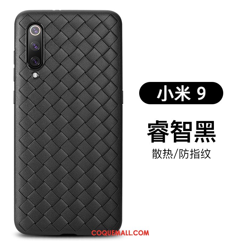 Étui Xiaomi Mi 9 Tout Compris Protection Petit, Coque Xiaomi Mi 9 Silicone Modèle Fleurie Beige