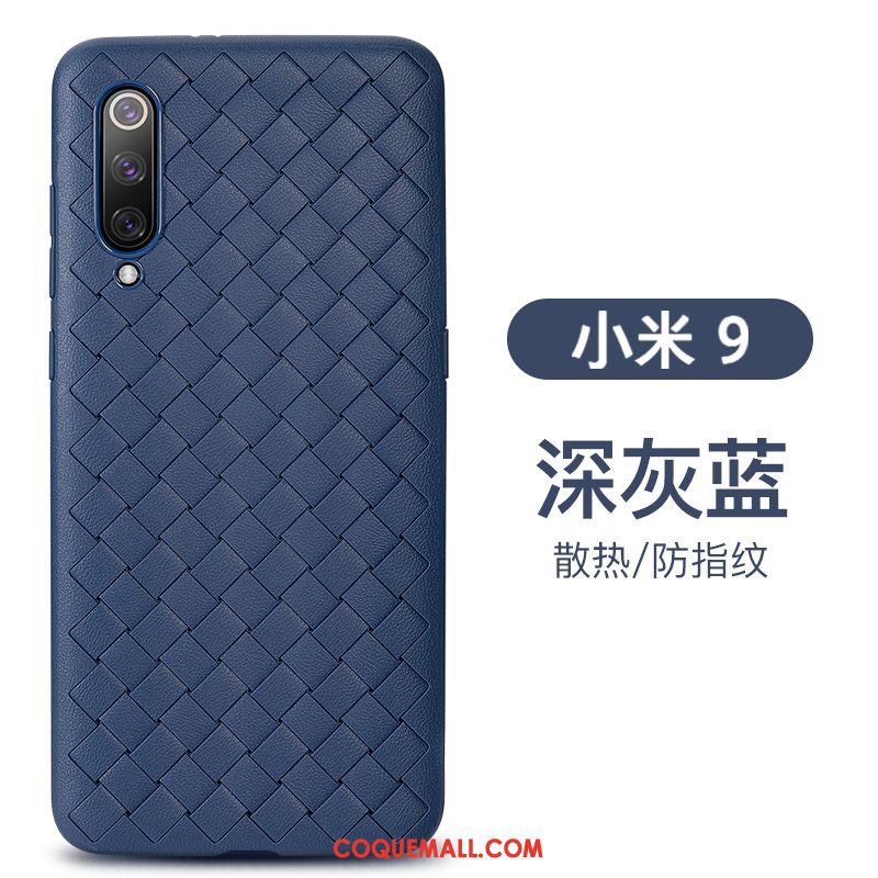 Étui Xiaomi Mi 9 Tout Compris Protection Petit, Coque Xiaomi Mi 9 Silicone Modèle Fleurie Beige