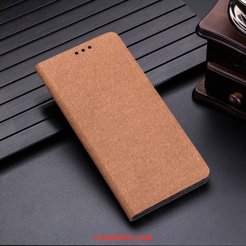 Étui Xiaomi Mi 9t En Cuir Simple Classic, Coque Xiaomi Mi 9t Téléphone Portable Protection Braun Beige