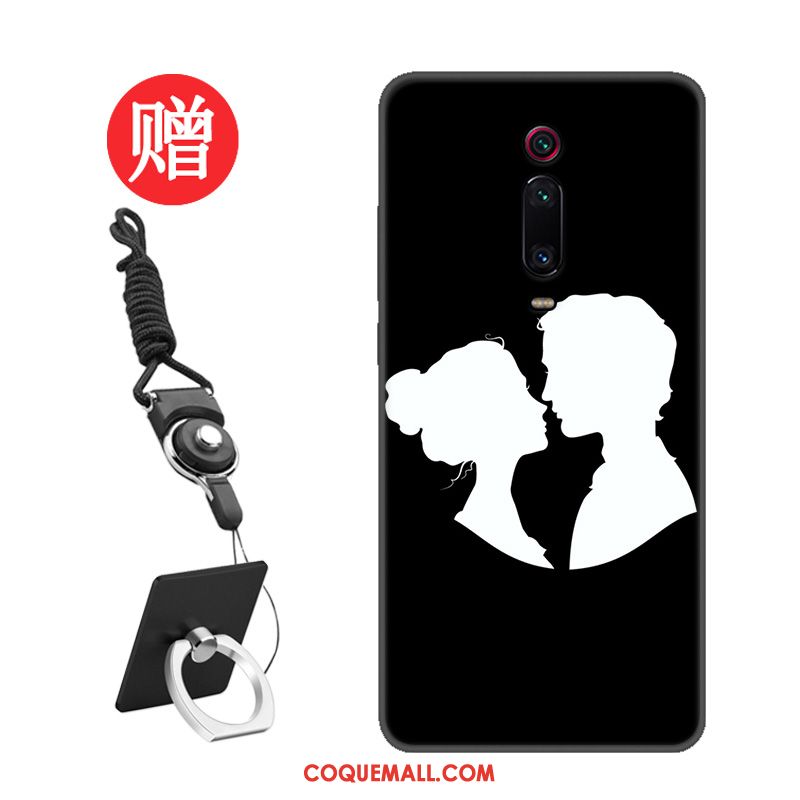 Étui Xiaomi Mi 9t Personnalisé Petit Rouge, Coque Xiaomi Mi 9t Tempérer Membrane Beige