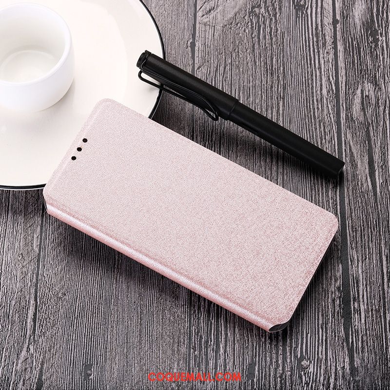 Étui Xiaomi Mi 9t Petit Clamshell Téléphone Portable, Coque Xiaomi Mi 9t En Cuir Incassable Beige