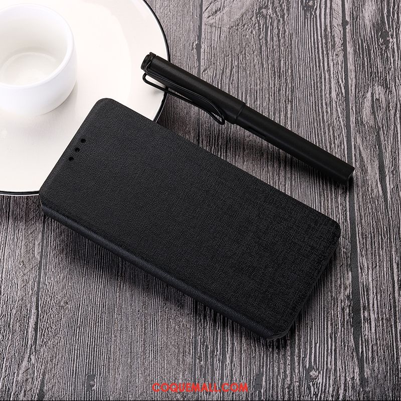 Étui Xiaomi Mi 9t Petit Clamshell Téléphone Portable, Coque Xiaomi Mi 9t En Cuir Incassable Beige