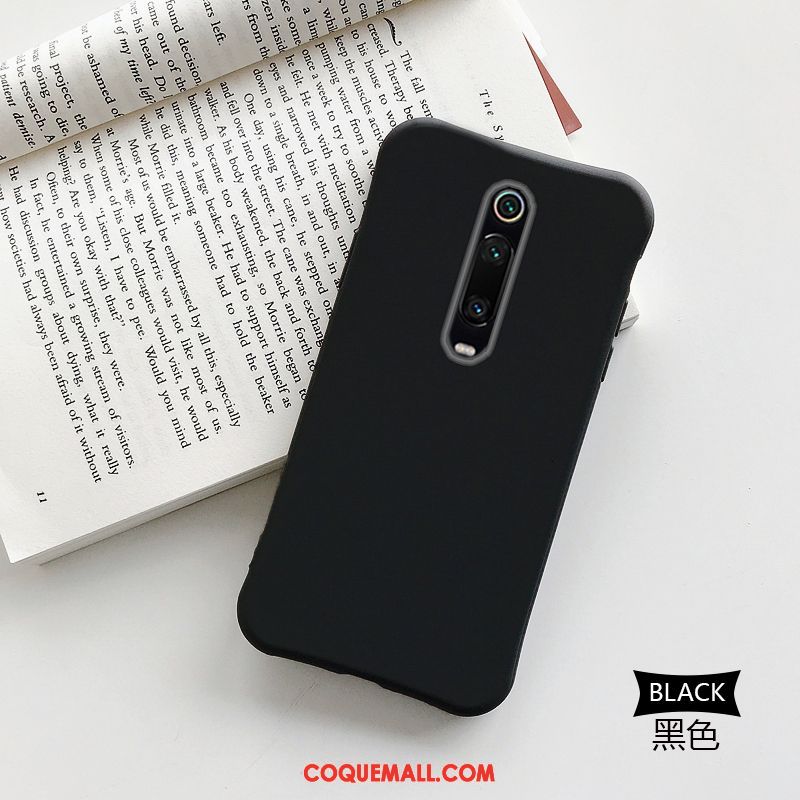 Étui Xiaomi Mi 9t Pro Fluide Doux Jaune Pure, Coque Xiaomi Mi 9t Pro Noir Bleu Beige