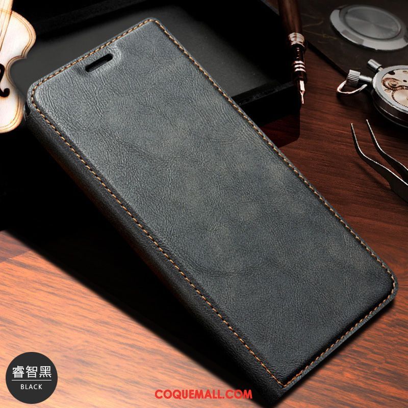 Étui Xiaomi Mi 9t Pro Incassable Business En Cuir, Coque Xiaomi Mi 9t Pro Téléphone Portable Petit Beige