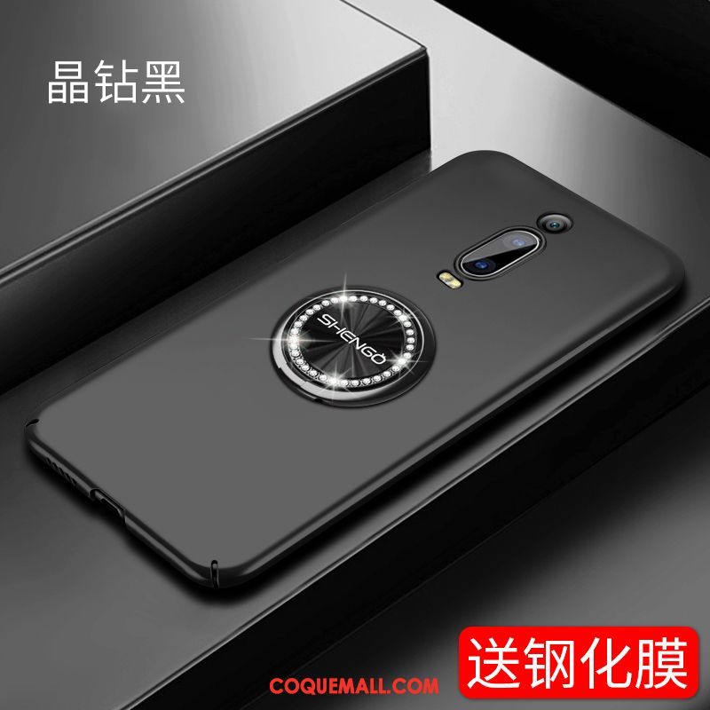 Étui Xiaomi Mi 9t Pro Magnétisme Téléphone Portable Anneau, Coque Xiaomi Mi 9t Pro Petit Support Beige