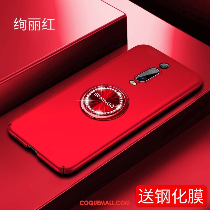 Étui Xiaomi Mi 9t Pro Magnétisme Téléphone Portable Anneau, Coque Xiaomi Mi 9t Pro Petit Support Beige