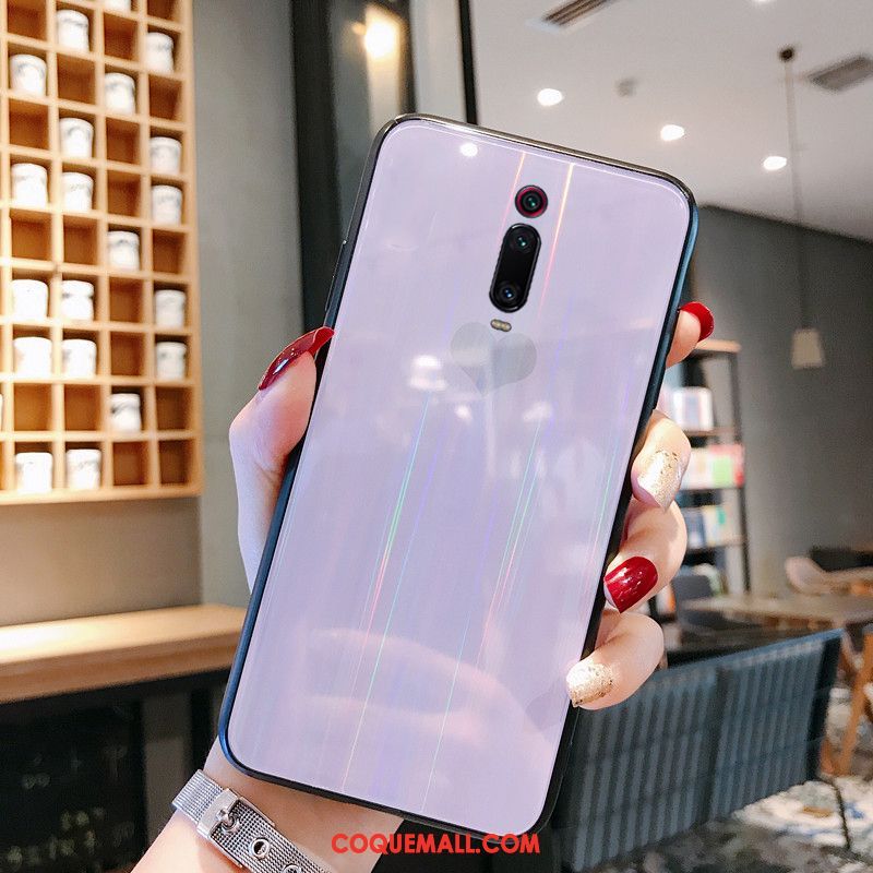 Étui Xiaomi Mi 9t Pro Tout Compris Incassable Verre, Coque Xiaomi Mi 9t Pro Charmant Difficile Beige