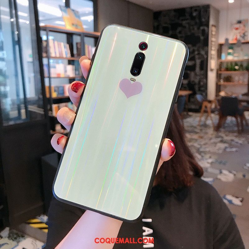 Étui Xiaomi Mi 9t Pro Tout Compris Incassable Verre, Coque Xiaomi Mi 9t Pro Charmant Difficile Beige