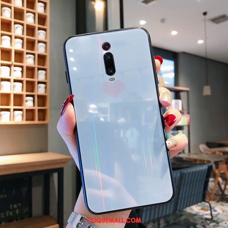 Étui Xiaomi Mi 9t Pro Tout Compris Incassable Verre, Coque Xiaomi Mi 9t Pro Charmant Difficile Beige