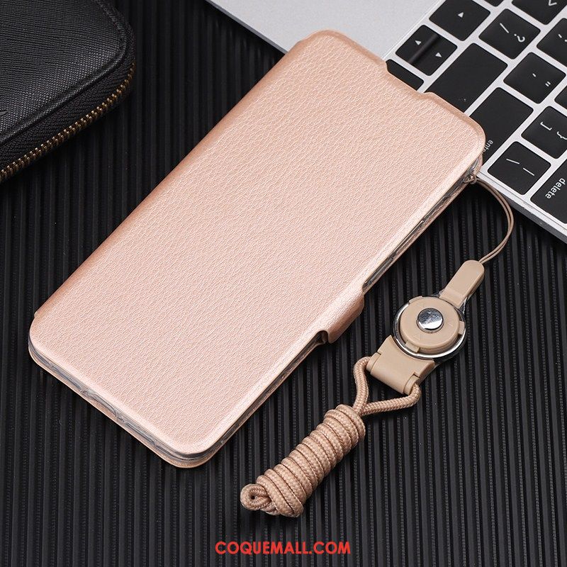 Étui Xiaomi Mi 9t Rouge Petit En Cuir, Coque Xiaomi Mi 9t Incassable Téléphone Portable Beige