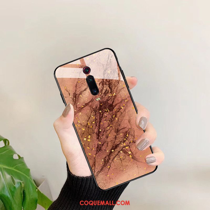 Étui Xiaomi Mi 9t Tout Compris Personnalité Légères, Coque Xiaomi Mi 9t Net Rouge Charmant Beige