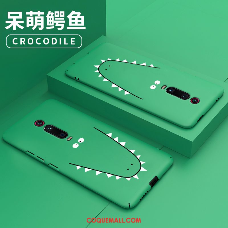 Étui Xiaomi Mi 9t Téléphone Portable Personnalité Délavé En Daim, Coque Xiaomi Mi 9t Marque De Tendance Tout Compris Beige