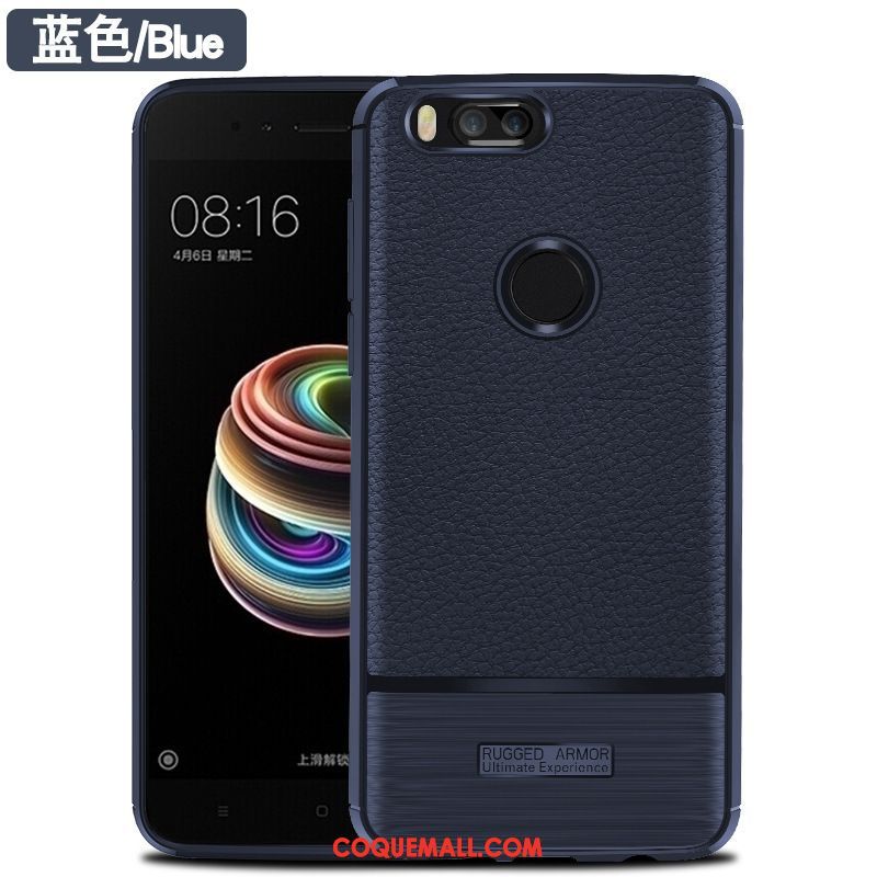 Étui Xiaomi Mi A1 Anneau Fibre Magnétisme, Coque Xiaomi Mi A1 Incassable Modèle Fleurie Braun Beige