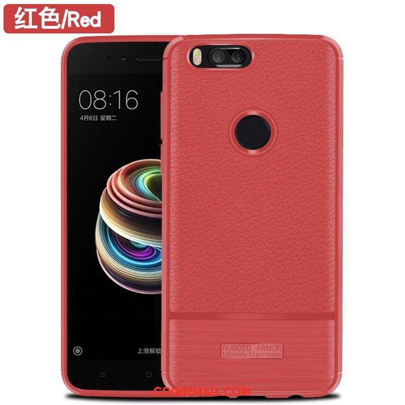 Étui Xiaomi Mi A1 Anneau Fibre Magnétisme, Coque Xiaomi Mi A1 Incassable Modèle Fleurie Braun Beige