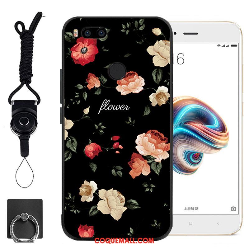 Étui Xiaomi Mi A1 Charmant Rose Téléphone Portable, Coque Xiaomi Mi A1 Tendance Silicone Beige