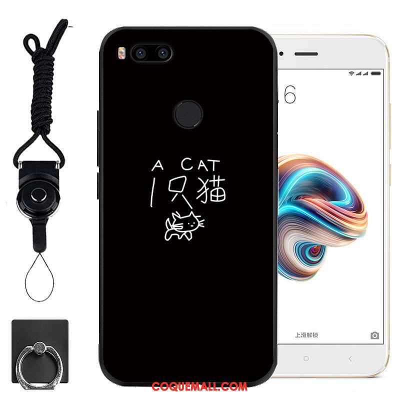 Étui Xiaomi Mi A1 Charmant Rose Téléphone Portable, Coque Xiaomi Mi A1 Tendance Silicone Beige