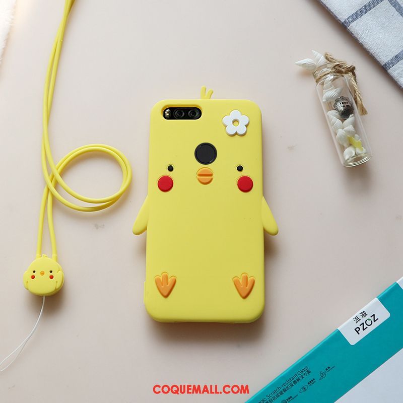Étui Xiaomi Mi A1 Créatif Personnalité Téléphone Portable, Coque Xiaomi Mi A1 Fluide Doux Protection Beige