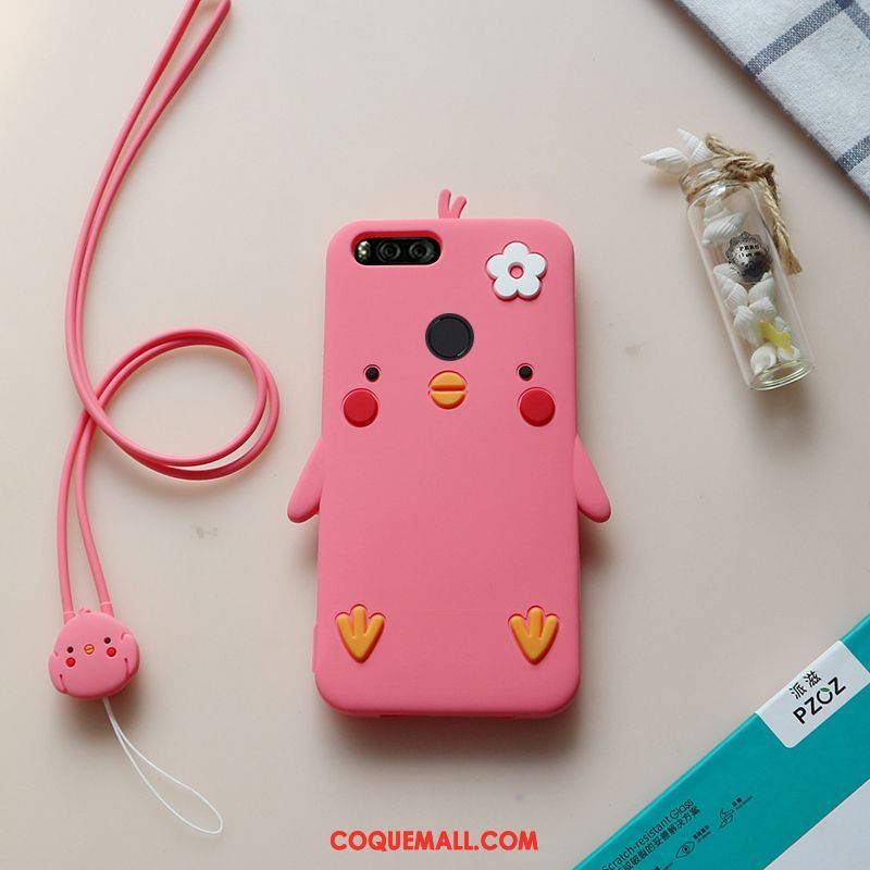 Étui Xiaomi Mi A1 Créatif Personnalité Téléphone Portable, Coque Xiaomi Mi A1 Fluide Doux Protection Beige