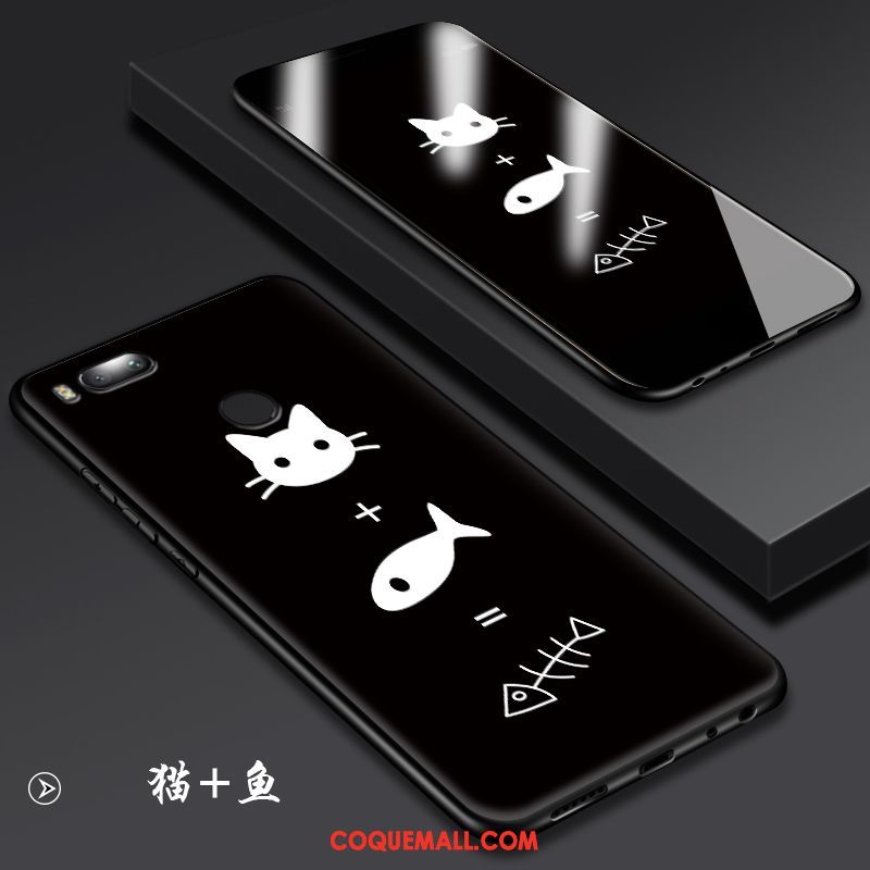 Étui Xiaomi Mi A1 Incassable Délavé En Daim Créatif, Coque Xiaomi Mi A1 Tendance Petit Beige