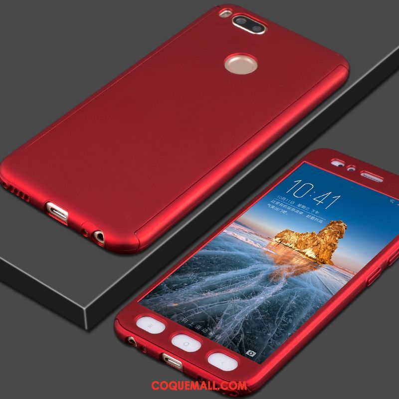 Étui Xiaomi Mi A1 Incassable Petit Or, Coque Xiaomi Mi A1 Rouge Protection Beige