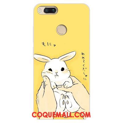 Étui Xiaomi Mi A1 Tendance Gaufrage Téléphone Portable, Coque Xiaomi Mi A1 Protection Jaune Beige