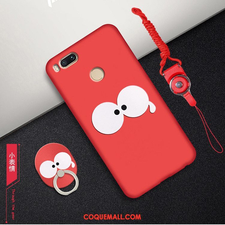 Étui Xiaomi Mi A1 Élégant Fluide Doux Business, Coque Xiaomi Mi A1 Protection Dessin Animé Beige