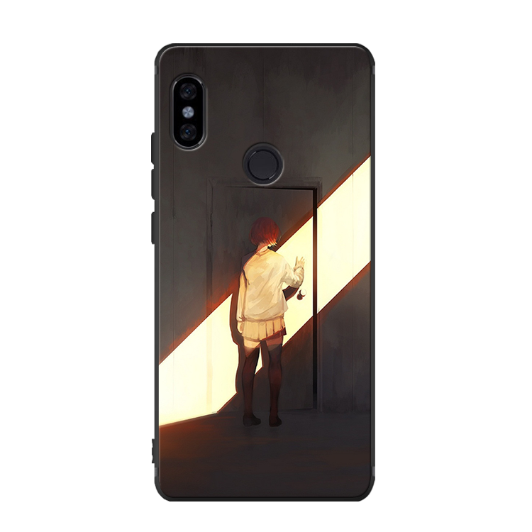 Étui Xiaomi Mi A2 Amoureux Art Abstrait, Coque Xiaomi Mi A2 Bordure Téléphone Portable Beige