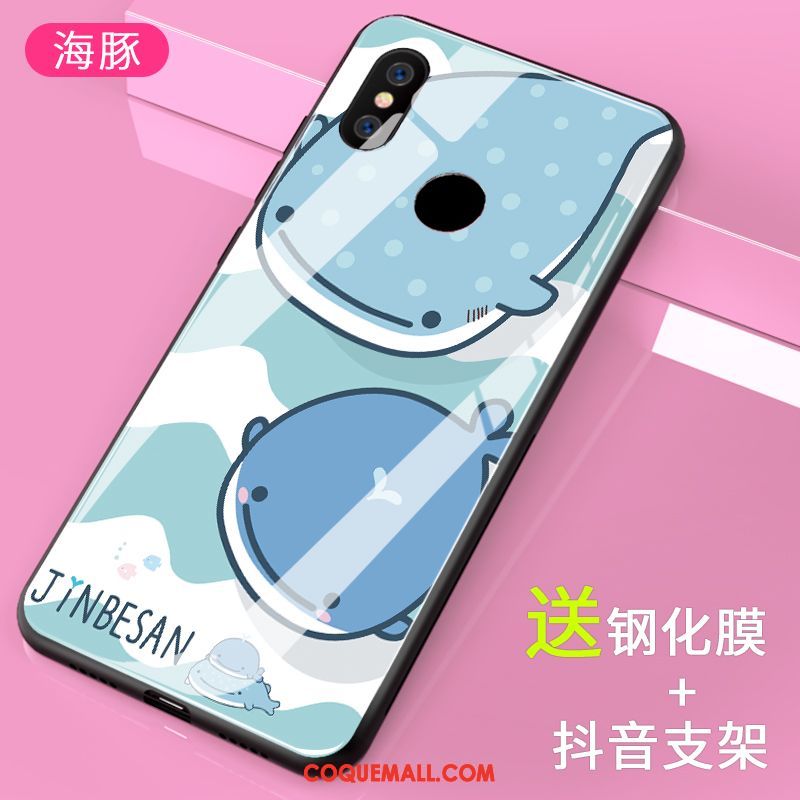 Étui Xiaomi Mi A2 Amoureux Nouveau Tout Compris, Coque Xiaomi Mi A2 Modèle Fleurie Jaune Beige