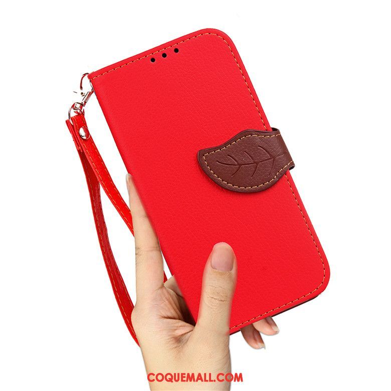 Étui Xiaomi Mi A2 Clamshell Marque De Tendance Rouge, Coque Xiaomi Mi A2 Incassable Créatif Beige