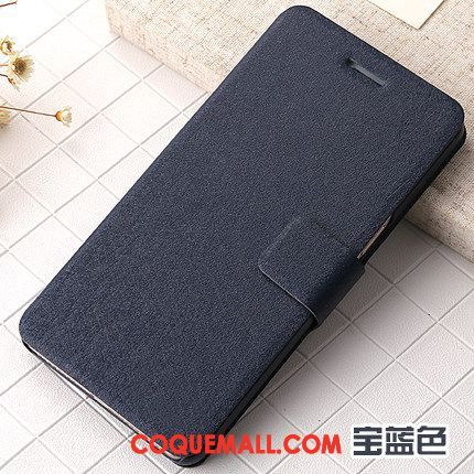 Étui Xiaomi Mi A2 Clamshell Protection Étui En Cuir, Coque Xiaomi Mi A2 Jeunesse Noir Beige