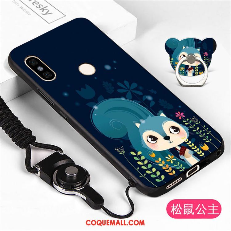 Étui Xiaomi Mi A2 Petit Ornements Suspendus Tendance, Coque Xiaomi Mi A2 Téléphone Portable Fluide Doux Beige