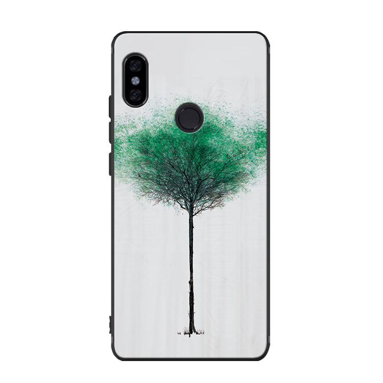 Étui Xiaomi Mi A2 Petit Rouge Noir, Coque Xiaomi Mi A2 Bleu Marin Fluide Doux Beige